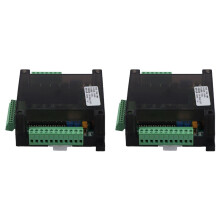 2X PLC Industrial Board FX3U-14MR High Speed with Analog Programmable Controller FX3U-14MR