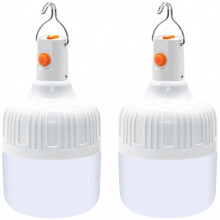 Draagbare LED-kampeerlantaarn, USB-oplaadbaar, krachtige 500 lumen outdoor kampeerlamp, 3 helderheidsstanden, waterdichte lantaarn voor tent en c