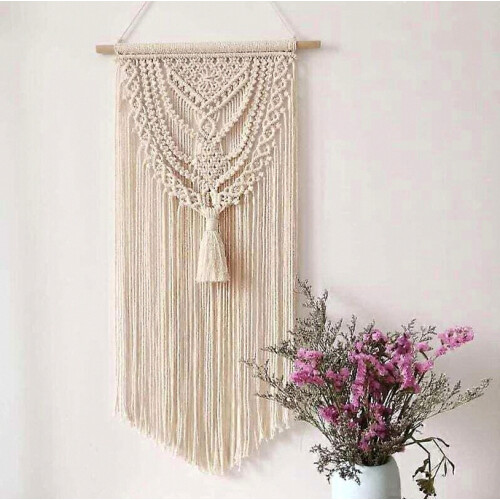 Boho Macrame Wall Hanging, Woven Macrame Tapestry, Home Decor, Wall Hanging - 40x80cm