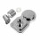 Support de douche à ventouse réglable, ventouse de luxe électroplaquée 14 x 7,4 x 10 cm 1