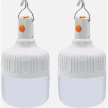 Draagbare LED-kampeerlantaarn, USB-oplaadbaar, krachtige 500 lumen outdoor kampeerlamp, 3 helderheidsstanden, waterdichte lantaarn voor tent en c