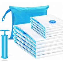 10 pieces Thickened Transparent Vacuum Compression Bag Under Bed Quilt Clothes Storage Bag Vacuum Seal Bag