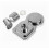 Support de douche à ventouse réglable, ventouse de luxe électroplaquée 14 x 7,4 x 10 cm 1