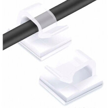 120 Stück Kabelclips, selbstklebende Kabelbinder, Kabelorganisator, transparente Kabelclips für die Kabelorganisation
