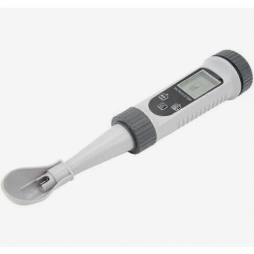Digital Salinity Tester, High Precision, Wide Temperature Range, Large LCD Display, Water Quality Tester for EC Temp S.G