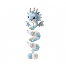 DIY-Drachenspiral-Hängeornament-Set – Einfache Häkelanleitung – für Zuhause, Klassenzimmer, Festtagsdekoration