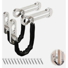 Veiligheidsketting met slot, antidiefstal roestvrijstalen kettingslot, deurslot met beschermingsketting, veiligheidsdeurslotketting voor gezin, h