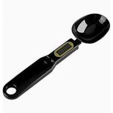 Balance de cuisine électronique numérique portable 500 g / 0,1 g avec écran LCD et cuillères doseuses, balance multifonctionnelle pour épices et