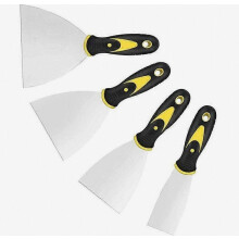 Tapetenschaber, 1,5", 3", 4", 5" breit, Spachtelset, Metallspatel, Malerwerkzeuge (4er-Pack)