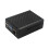 4X Aluminum Alloy Case for Raspberry Pi 4 Metal Shell Passive Cooling Enlosure Case for Raspberry Pi 4 Model B Black 5