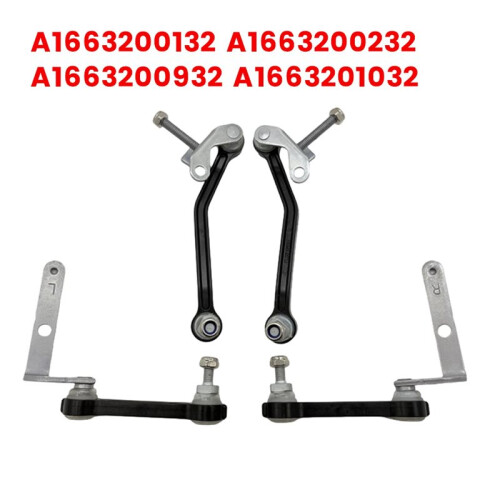 8pcs Headlight Level Adjustment Rod Link for  GLS X166 ML W166 GLE W292 A1663200132 A1663200932 A1663201032 2