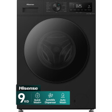 Hisense WF1I9042BBP2 9Kg Washing Machine Black 1400 RPM A Rated