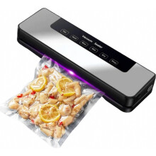 Machine de mise sous vide, puissance d'aspiration de 80 kPa, 25 sacs inclus, mise sous vide automatique pour la conservation des aliments, mode h