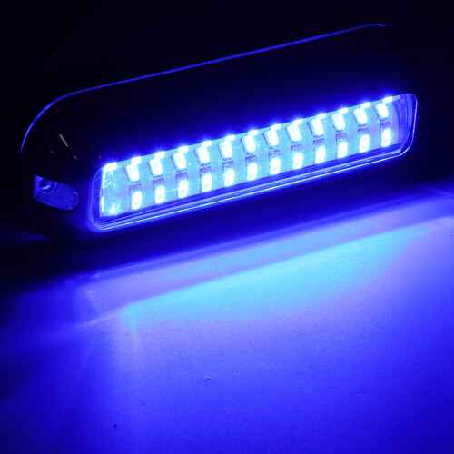 39 LED Unterwasserlicht Boot Blau IP68