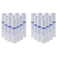 20 Unidades de Filtro de Agua Universal, Cartucho de Filtro de AlgodóN PP, Filtros de Agua para Sedimentos, Material de Polipropileno, 5 MicróMetros