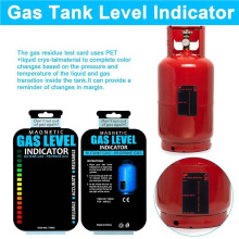 4-Pack Propane Tank Gauge Level Indicator, Reusable Fuel Level Stickers for BBQ, Camping, Home Kitchen