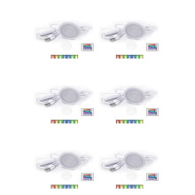 6X Model DIY dla Zestawu Lamp LED, Jasne Światło Energooszczędny Niestandardowy Projekt Oświetlenia Części Wielokolorowych Lamp LED