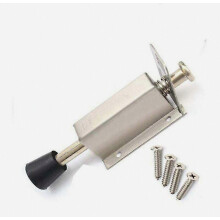 12-48 mm Stainless Steel Foot Pedal Door Guide Door Stop Floor Damper Door Stopper Foot Pedal Wedge Hardware