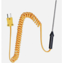 Thermokoppel type K, roestvrijstalen sonde, handthermometer, sondesensor WRN02B3x80mm