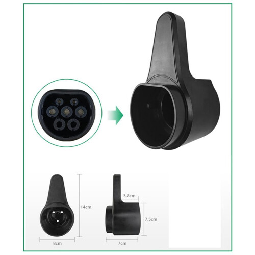 10X Electric Vehicle Type 2 Charger Plug Holder EV IEC 62196-2 Charging Organizer Cable Plug Wall Mount Socket 2