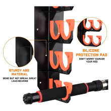 4X Fishing Rod Holders, Fishing Pole Holders for Garage, Wall or Ceiling Mounted Fishing Rod Rack Holds to 10 Rods