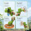 3X Fan Dinosaur Bubble Machine Bubbles in Bubble Handheld Electric Dinosaur Bubble Machine Green 6