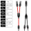 12X Power Solar Connector Y-Branch Cable, Solar Cable Parallel Adapter for Solar Panels 7