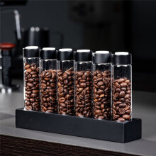 Coffee Beans Storage Container Portable Coffee Storage Jar Display Rack Glass Tea Tube Bottle Espresso Accessories Tool