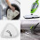 4-piece replacement steam mop cloths, microfiber fabric pads, triangular microfiber floor wipes, suitable for steam mops, home cleaning, general 5