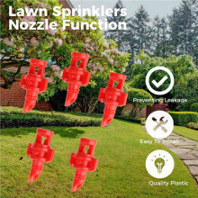600PCS 360 Degree Misting Nozzle Irrigation,Sprinklers Sprayer for Garden Irrigation System, Sprayer Automizing Drippers