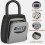Wall Mounted Key Box, 2 in 1 Password Box Door Handle Door Box Password Decoration Codelock Delivery Key Storage Password Password Boxes 3