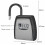 Wall Mounted Key Box, 2 in 1 Password Box Door Handle Door Box Password Decoration Codelock Delivery Key Storage Password Password Boxes 4