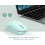 Wireless Mouse, 2.4G Noiseless Mouse with USB Receiver - For PC, Tablet, Windows Mint Green 5