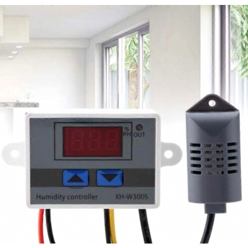 XHW3005 Humidity Sensor Hygrostat Digital Hygrometer Switch Controller 0-99%R (12V) 2