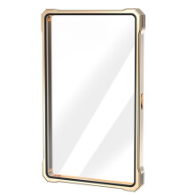 Vitrine en Verre à Haute Teneur en Alumine 35PT Résistante Aux UV pour Présentoir PSA - Fermeture Magnétique, Cadre Métallique