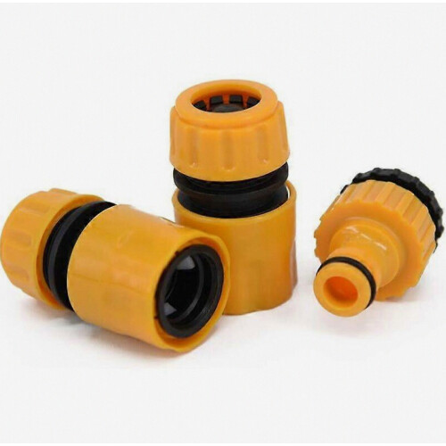 2er-Pack (6 Stück) Gartenschlauch-Anschlusssets mit Wasserhahnanschlüssen 1
