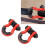 D-Ring-Schäkel rot 3/4 Zoll 7/8 Zoll Stift 2er 5