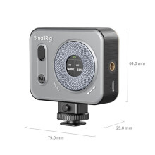Vibe P96 Pro LED Video Light, 2500-6500K Adjustable, CRI95+ for Cameras, YouTube Vlogging A