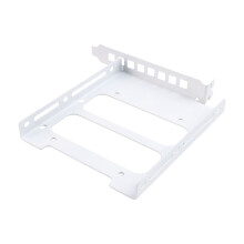 The Desktop Computer Case Universal Hard Disk Slot PCI Card Expansion Rack is Suitable for 3.5-Inch Hard Disks White