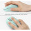 Wireless Mouse, 2.4G Noiseless Mouse with USB Receiver - For PC, Tablet, Windows Mint Green 3