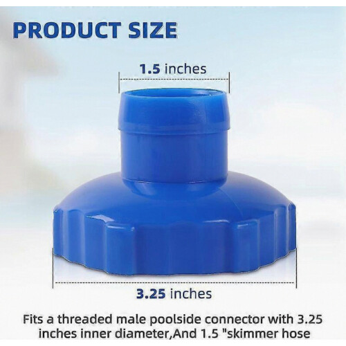 2-piece pool suction hose adapter, quick-connect pool suction hose adapter 11238 - Compatible with 28000E 1