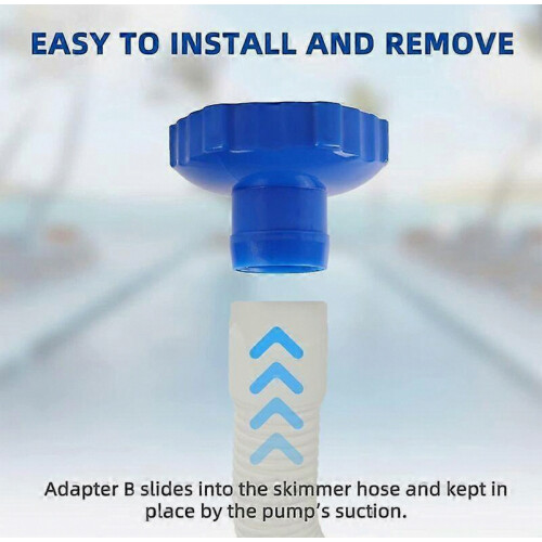 2-piece pool suction hose adapter, quick-connect pool suction hose adapter 11238 - Compatible with 28000E 2