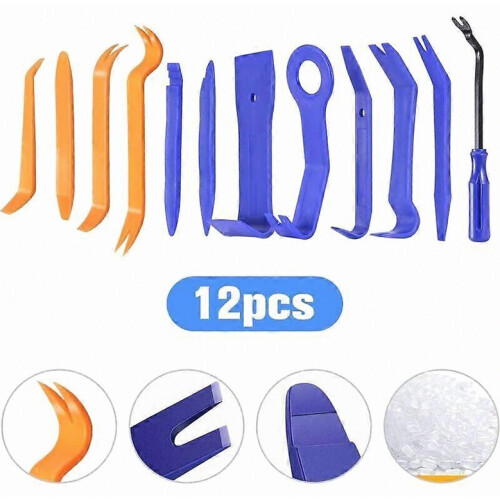12-Piece Car Trim Removal Tool Set, Door Panel Removal Tools, Auto Door Panel Removal Tool Set, Car Door Panel Dashboard Removal Tools 1