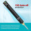 Rechargeable Thread Burner Kit for Jewelry Making,Digital Thread Zapper Tool,Leather ,Sewing,Weaving & Stringing A 3