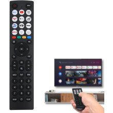 For Hisense TV-fjernkontroll, No Setup Required Universal Hisense Smart Tv Fjernkontroll for Hisens e 4K Smart TVs (BLACK))