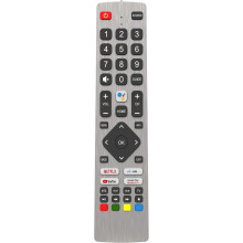 Replacement Sharp TV-fjernkontroll, Universal for Sharp TV Remote Fjernkontroll for Smart TV med 4 Shortcuts Button, No Setup Required