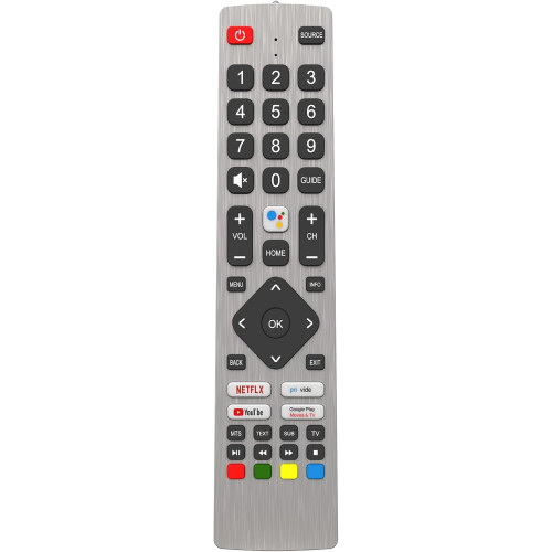 Replacement Sharp Telecomandă TV, Universal pentru Sharp TV Remote Telecomandă pentru Smart TV cu 4 Shortcuts Button, No Setup Required