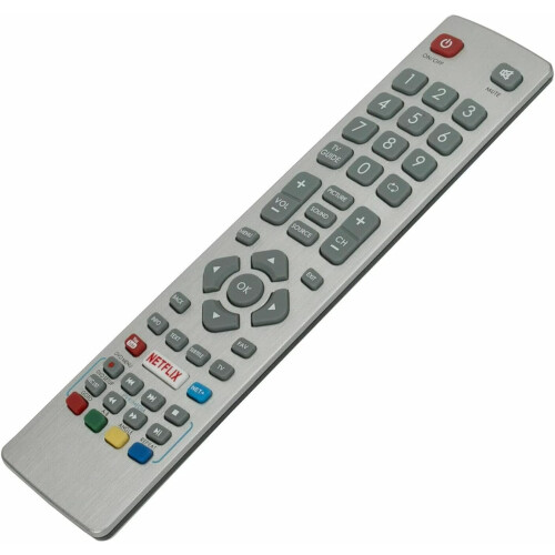 New Replacement Sharp TV Remote Control for Sharp Smart TV with F-Play Netflix buttons - No Setup Required