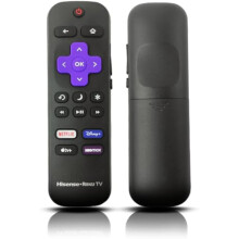 OEM Fernbedienung für Hisense Roku TV Pairing Includes Volume Control Tasten und Netflix Disney+ Apple TV und HBO (Hisense 3226001217)