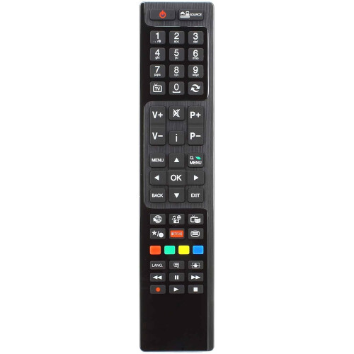 Comando substituto RC4848 para Luxor HD Smart TVs com Netflix Button